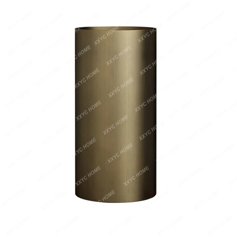 

Bronze Stainless Steel Pedestal Basin Column Type Washbasin Bathroom Wash Basin Integrated Floor Type