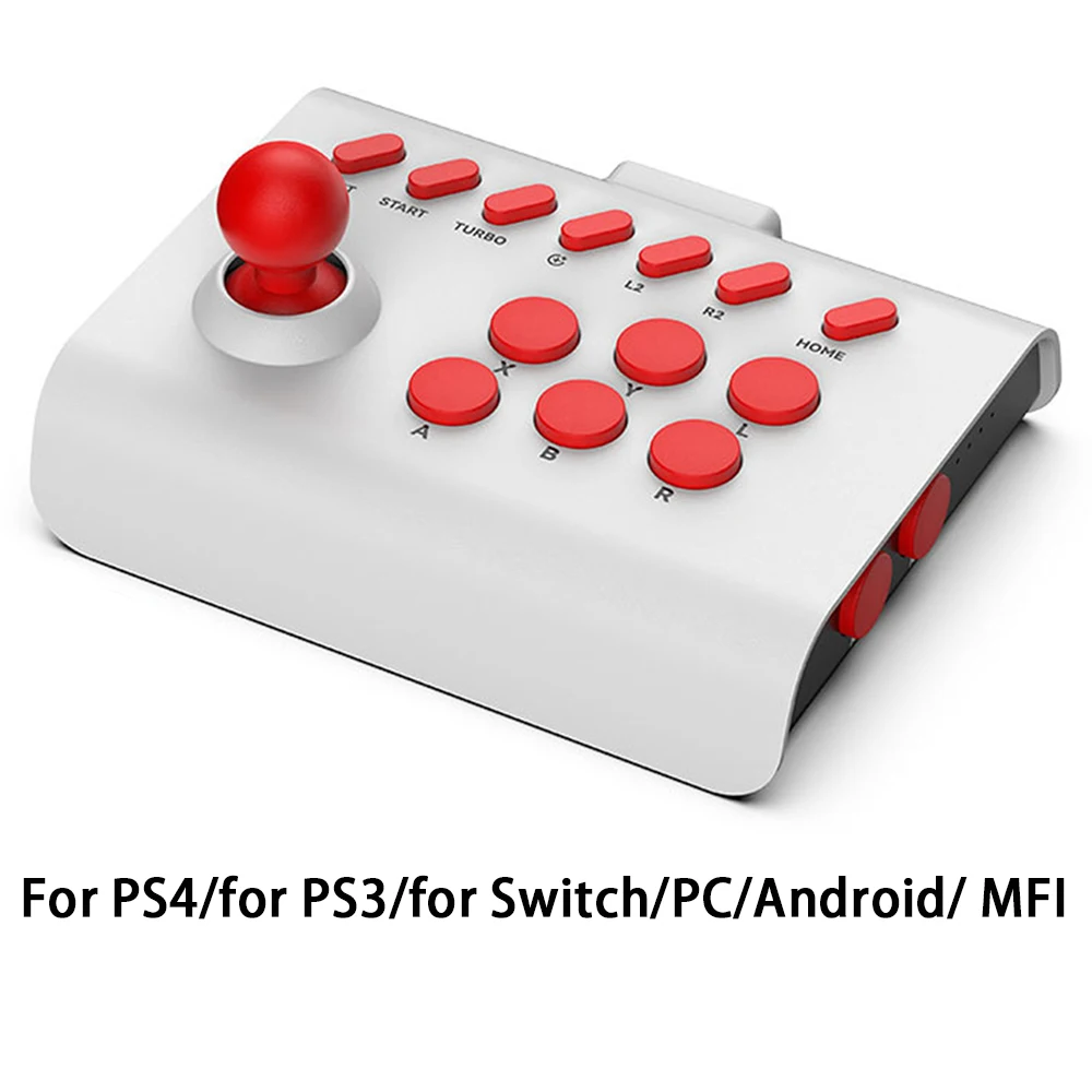 Nintendo Switch用のアーケードゲームコントローラー,ps4,ps3,8