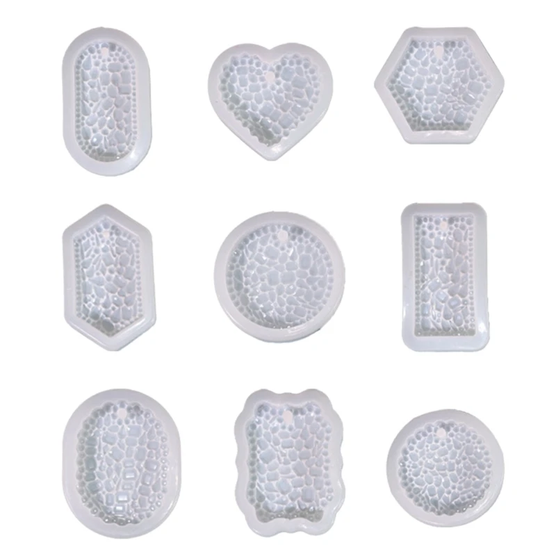 

Diamonds Listing Silicone Mold Epoxy Resin Jewelry Mold Resin Casting Pendant Mold Suitable for Diy Crafts Home Decor