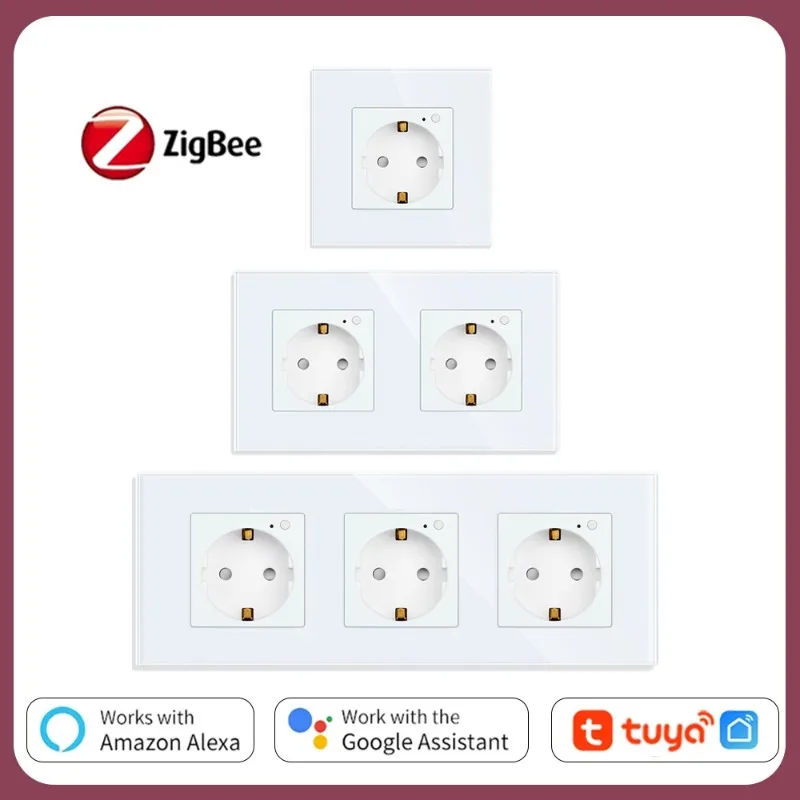 ZigBeeWallSocketSmartSocketswithPowerMonitoringEUStandard