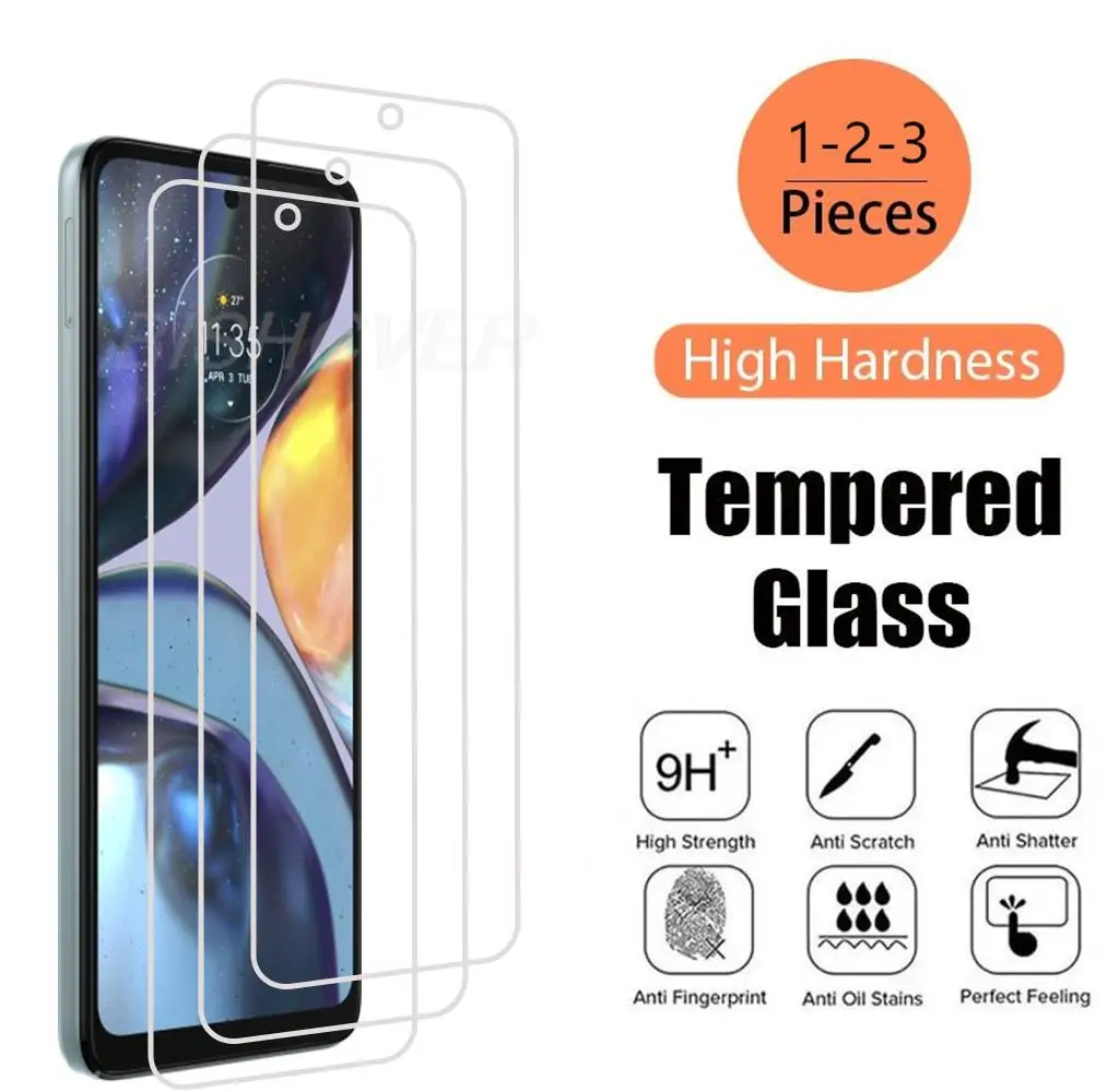 

For Motorola Moto E30 E40 G22 Tempered Glass Protective On For MotoE30 E 30 E 40 G 22 Screen Protector SmartPhone Cover Film