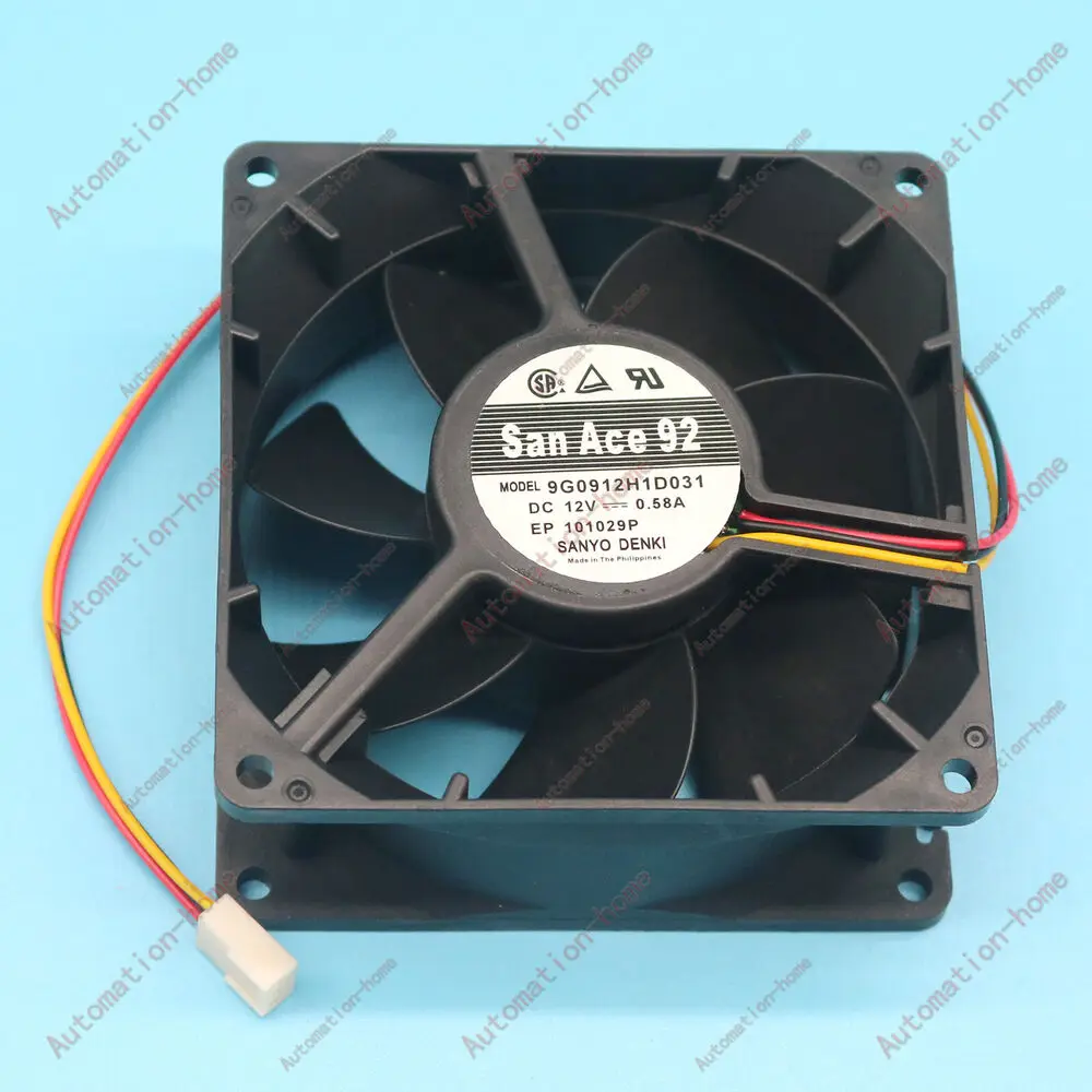 

1PC New For Sanyo 9G0912H1D031 12V 0.58A Fan Free Shipping#QW