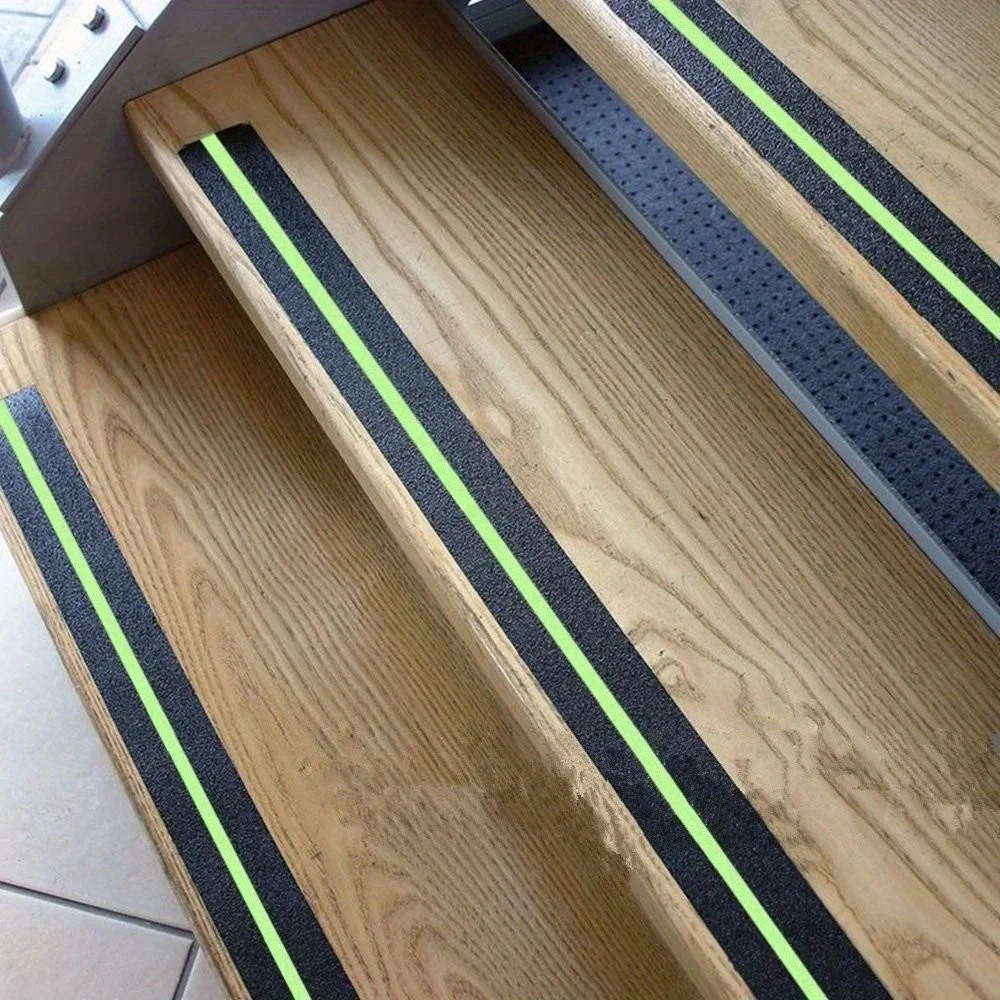 Glow-in-the-dark tape Frosted anti-slip stair step reminder 1pc Safety warning tape Indoor/outdoor use anti slip tape