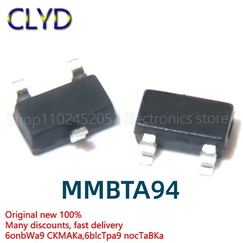 

3000PCS/LOT New and Original MMBTA94 SOT-23 screen printing: 4D PNP high-voltage transistor A94 chip triode (3K)