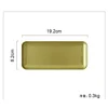 Gold Brass Storage Tray  Serving Platter Decorators Brushed Metal Tableware/Plate Jewelry/Cosmetics/Candy/Food Makeup 5