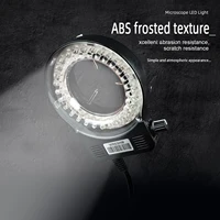 YIZHAN Microscope LED Ring Light Illuminator Lamp 56 LED Flexible Light Source Excellent Circle Light Camera Source EU US Plug 2