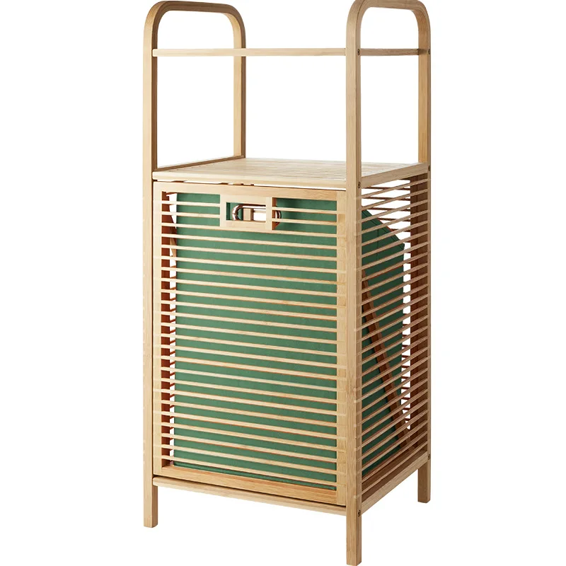 

Multifunctional Floor Bathroom Toilet Laundry Basket Storage Rack Clothes Basket Household Laundry Basket Side Pull Storage