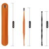 Soft Silicone Earwax Remover Portable Ear Cleaner Stainless Steel 2 Head Picks Pick Wax Removal Tool Cleaning Sticks Earpick 6
