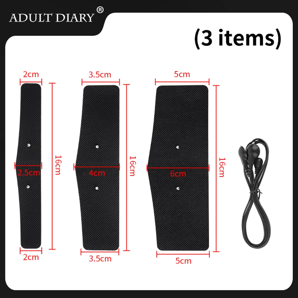 Sex Toys For Men Electro Penis Pads Sleeve Estim Penis Ring Cock Cage Masturbation Conductive Enlargement Stimulator Massage ﻿