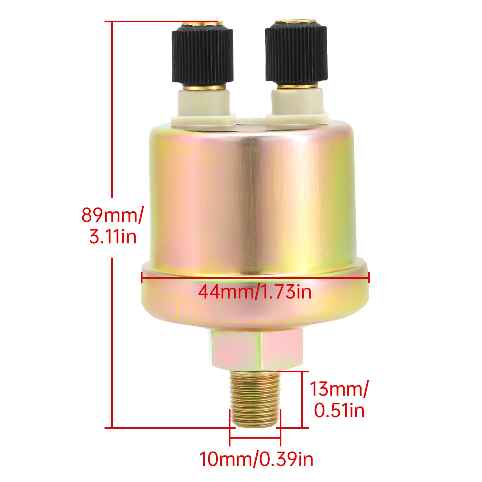 AD Universal Oil Pressure Sensor 1/8NPT 10mm 0-5BAR 0-10BAR for Oil Press Gauge Sender Switch Sending Unit Diesel Generator Part