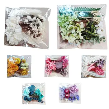 Dried Flowers For Crafts Flowers Bouquet Bulk Kit Natural Dried Flower Leaves For Scrapbooking Photo Frame Handcraft Candle