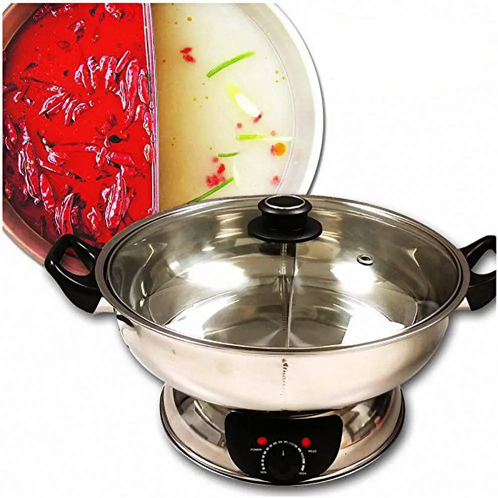 

Монгольский горшок Shabu с разделителем