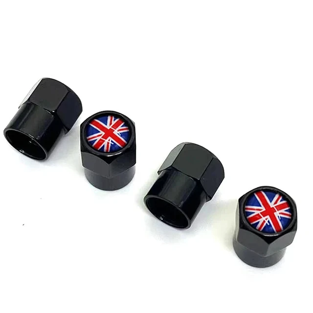 Aluminium Alloy Tire Valve Stem Caps - Set of 4 Premium Wheel Accessories
