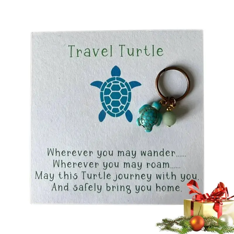 

Sea Animal Keyring Sea Turtle Gifts 3D Charm Multipurpose Alloy Durable Key Ring Purse Charm Tortoise Charm Keyring Realistic