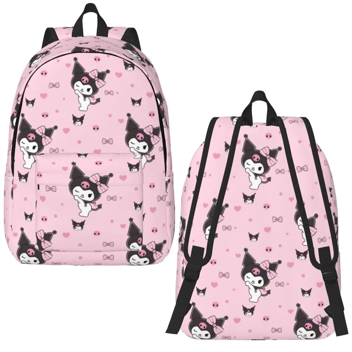 

Cute Sanrio Kuromi Backpack for Kids Girls School Bag Middle High College Student Bookbag Teens Daypack Backpacks Gifts