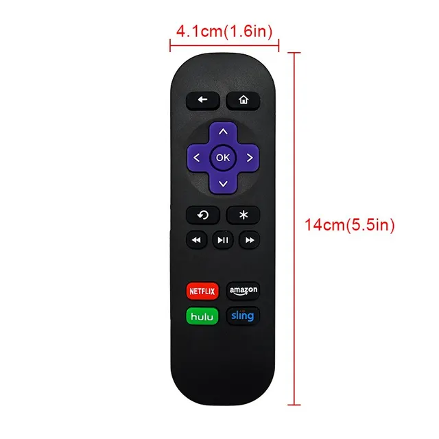F Roki Sd RC680 Universal Remote Control, Compatible with Roku 1, 2, 3, 4, LT, SE ...