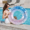 Diamond Inflatable Swimming Ring, Children Cute Pool Float Tube Decorations Swim Tubes Outdoor Pool Beach Water Floats for Aldul 1