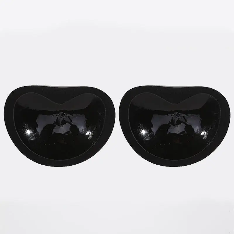 Bikini Chest Push Up Sticky Bra Women Thicker Breathable Sponge Pads Breast Removeable Inserts Swimsuit Invisible Nipple Cover