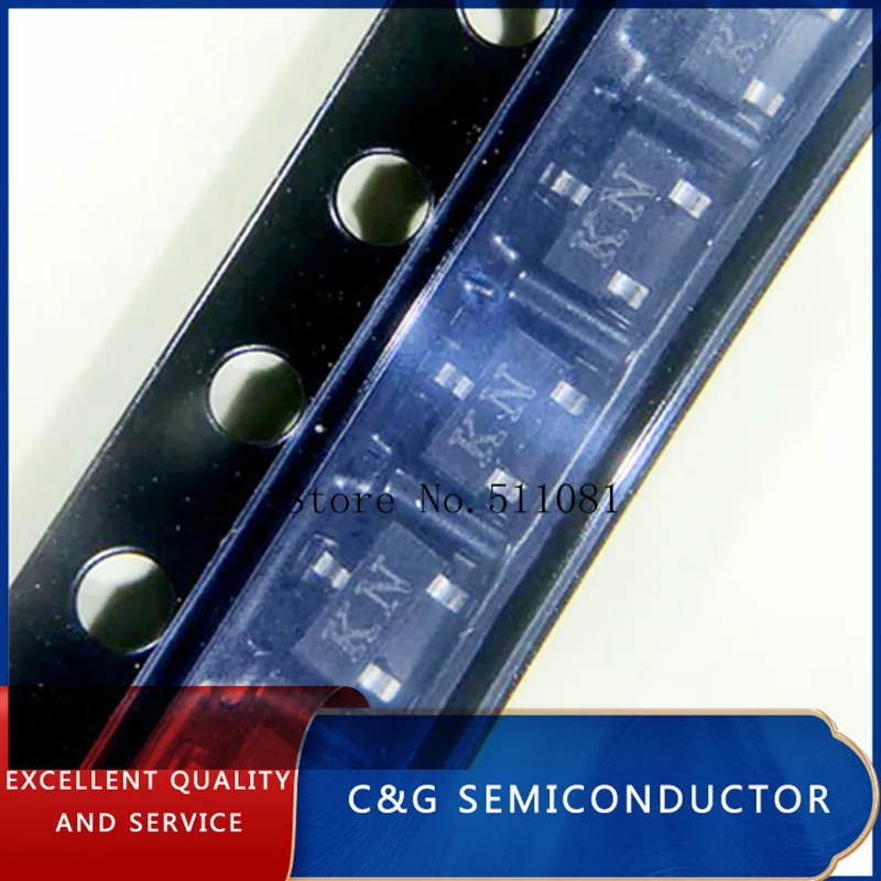 Transistors Kit MOSFET Transistor 100pcs N Channel MOSFET 2SK3018 100MA/30V KN SOT23 SMD Triode Transistor