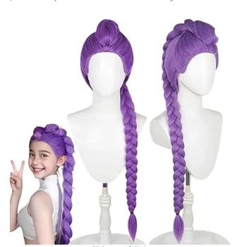 2025 Halloween Perruques de Costume de chasseurs de démons Rumi, perruques de Cosplay pour enfants, Anime Mira Zoey pour