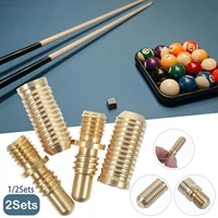 1/2Sets Billiard Cue Screws Hardware Pool Cue Extension Screws Pool Cue Tip Screw Cue Tip Screws Joint Connecting Screws