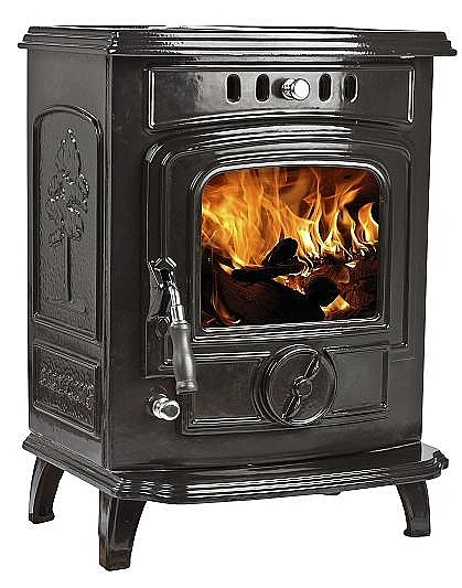 Wood Burning Stove Indoor Fire Wood Stove Burning Fireplace Cast Iron Hopper Camping House