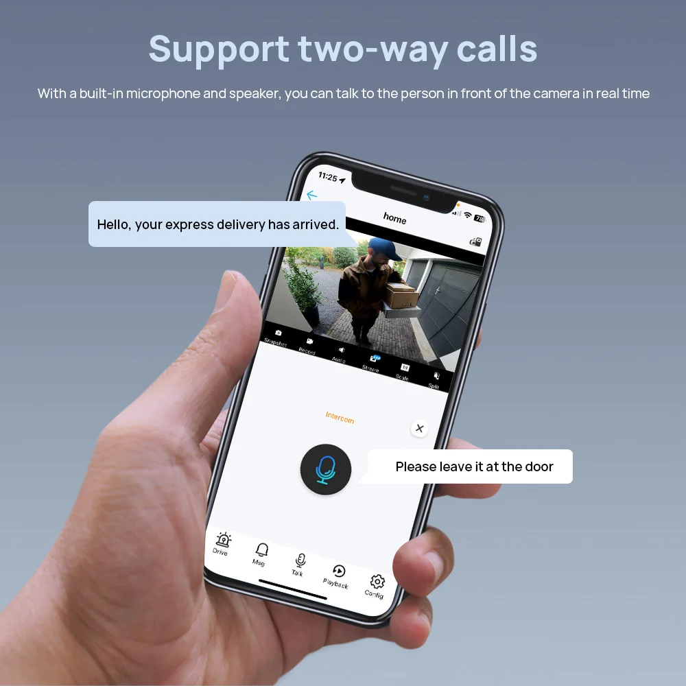 Kétirányú hangbeszélgetés funkció bemutatása