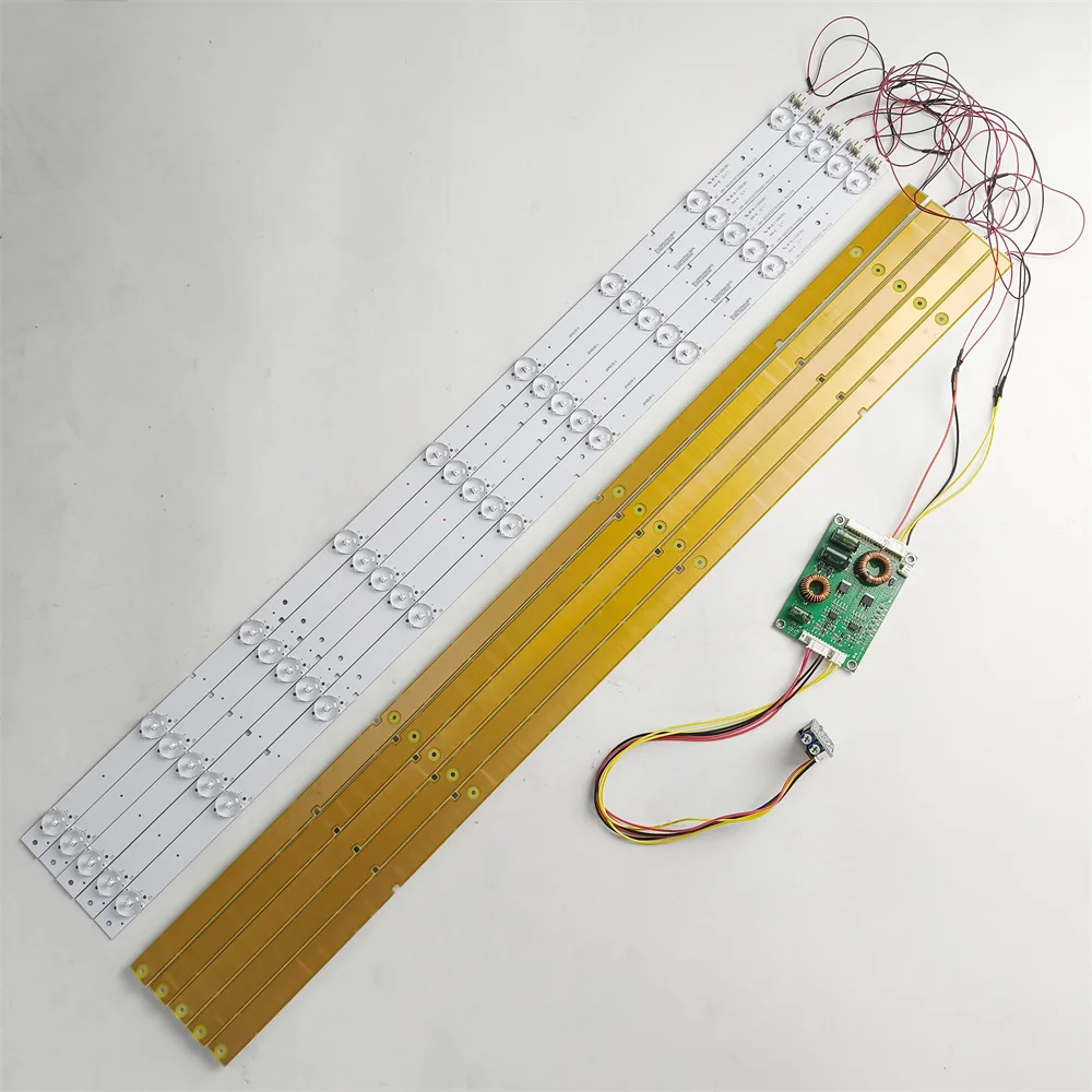 LED Ʈ 9  Ʈ ŰƮ ,   ø , 70 ġ LCD LED TV 12V Է Ʈ CCFL, 705mm, 10 