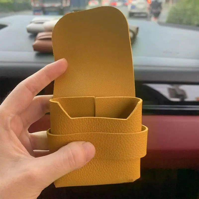 Humdcdy Condom Bag For Purse | Small Purse PU Leather Condom Case | Discreet Pocket/Purse/Travel Case For Protection & Accessibility