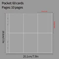 10pc 6 pocket pages