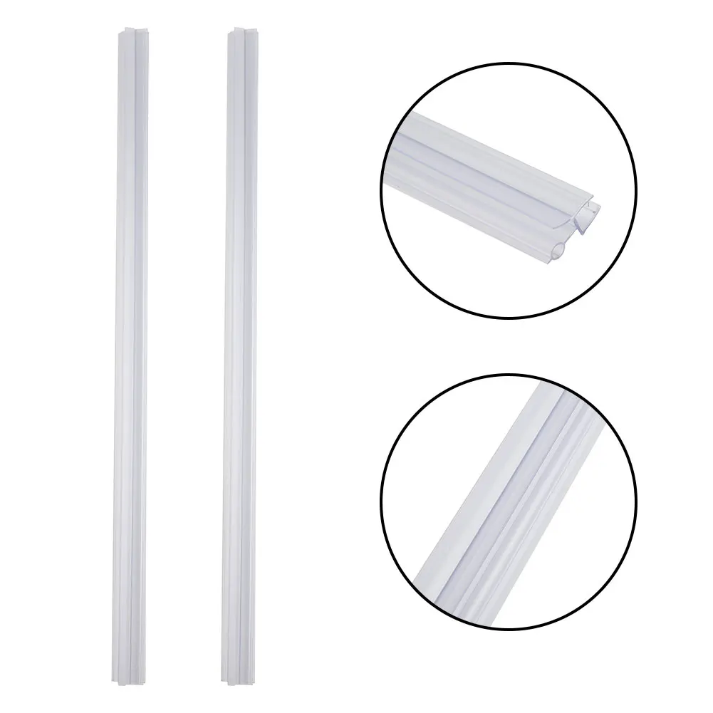 Description Picture 2 of item2pcs 50cm Silicone Shower Barrier Bathroom Water Stopper Water Barrier Retaining Strip Dry And Wet Separation Door Sealing Strip