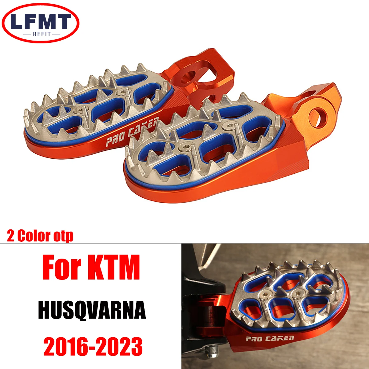 

For KTM SX SX-F EXC EXC-F125 150 200 250 300 350 450 500 For Husqvarna TC FC TE FE TXFX Foot Pegs FootRest Footpegs Rests Pedals