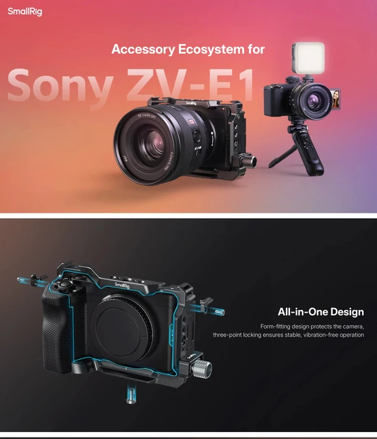 SmallRig 4257 Cage Kit For Sony ZV-E1 Cameras - AliExpress SmallRig 4257 Cage Kit For Sony ZV-E1 Cameras - AliExpress