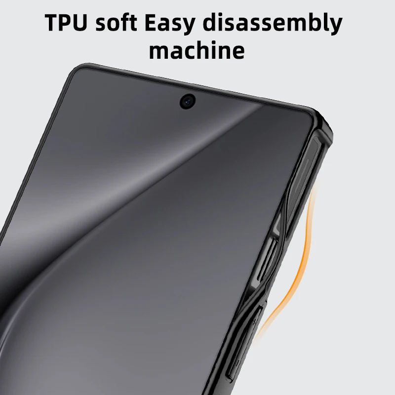 Magnetic Wireless Charging Transparent Frosted Shockproof Phone Case