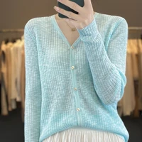 Knitted Cardigan Women's New Air-conditioned Shirt Hot Selling Sun Protection Versatile Commuting Top, Lazy and Sexy In Summer 1
