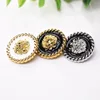 10pcs Lion Drips oil Luxury Metal Buttons For Trendy Clothing Sweater Cardigan Coat DIY Sewing Accessories Gold 15mm Buttons 1