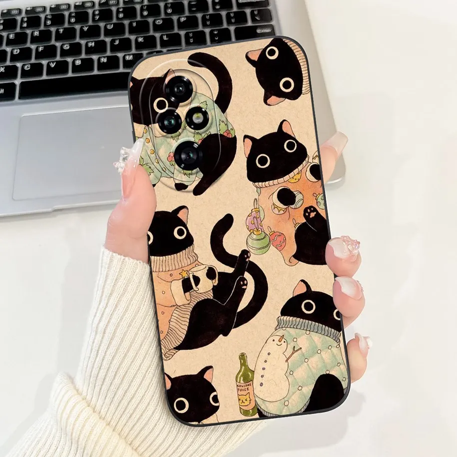 Cute Cartoon Panda Cat Shockproof Case - Durable Protective Bumper Cover