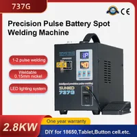 SUNKKO 737G Battery Spot Welder 2.8KW High Power Automatic Spot Welding Machine For 18650 Lithium Batteries Pulse Spot Welders 1