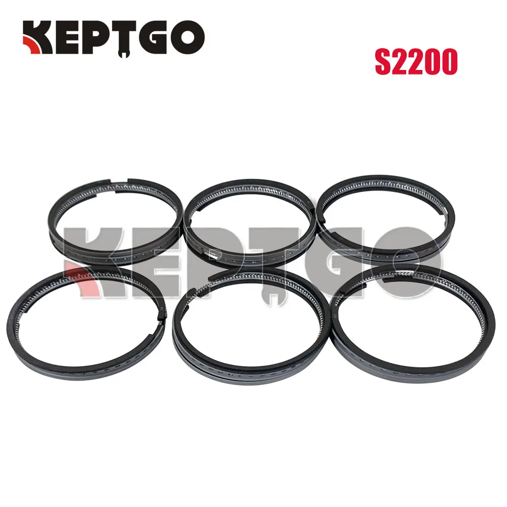 

NEW S2200 6 set Piston Ring STD for Kubota