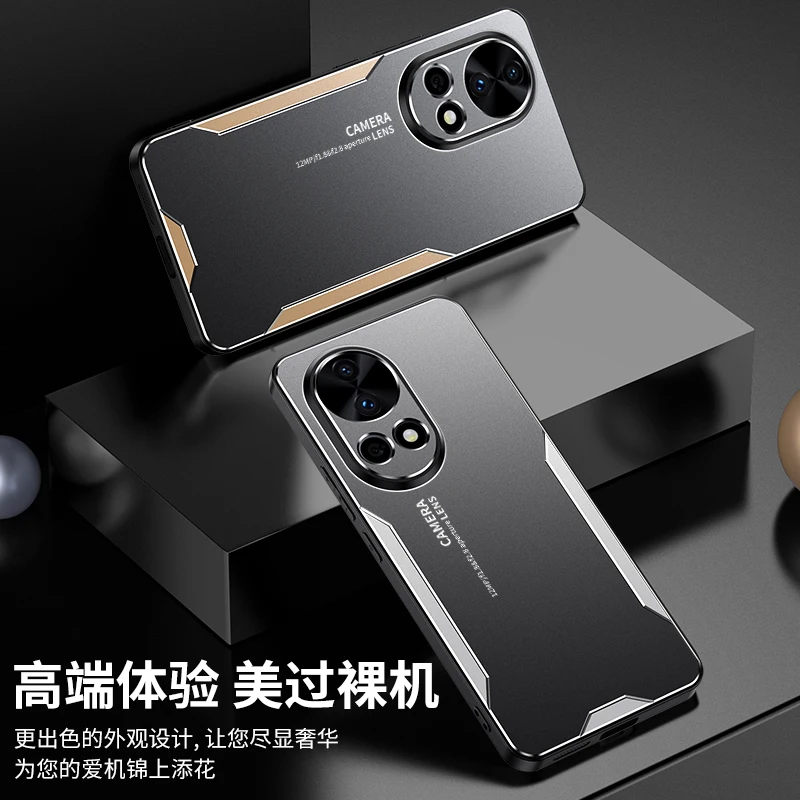 Luxury Laser Carved Metal Alloy Back Cover