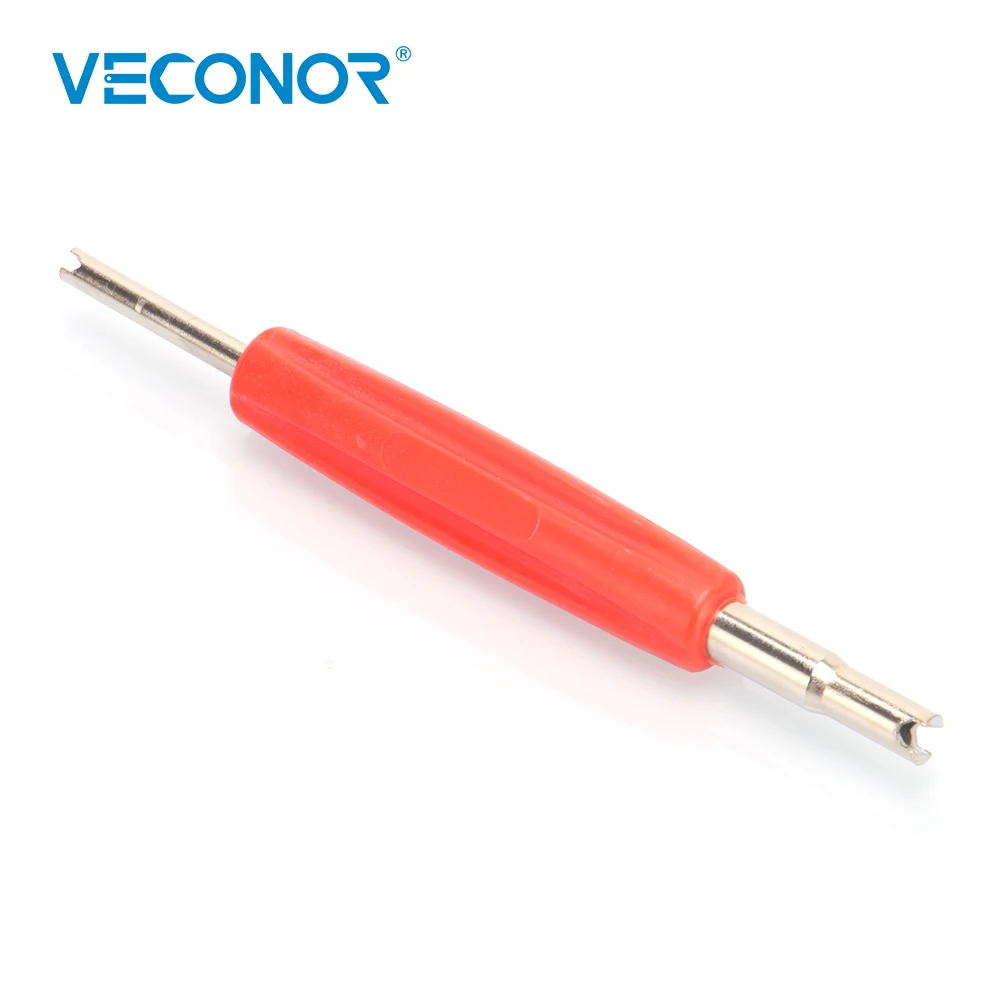 Tire Valve Tool Dual Head Valve Core Removal Installer Wrench For Car Tyre Air Conditioning Driving