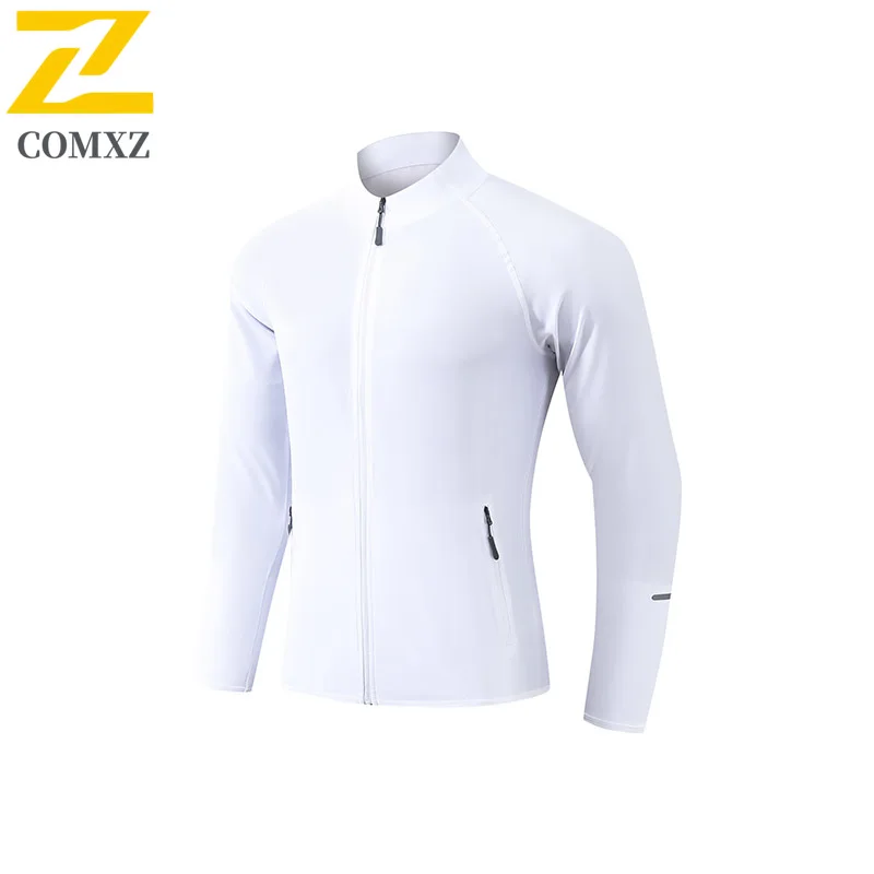 EIAO UV Protection Windbreaker Jacket Couple's UPF50+ Quick-Dry Stand Collar Zip-Up Hoodie for Outdoor Sports Sunscreen clothing