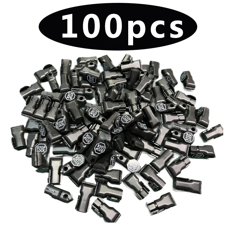 

100pcs/lot Anti-theft EAS Stop Lock for Store Display Security tags Hook stem&peg stoplock Plastic Lock diameter Hook lock