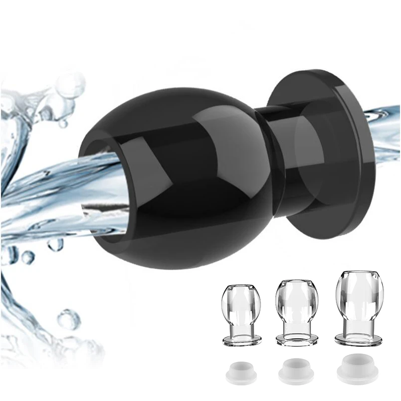 3pcs/lot Portable Soft Silicone Douche Bidet Enlarge Anal Shower