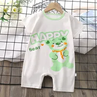 Summer Baby Jumpsuit Romper Clothing Boys Girls Clothes Children's Short-Sleeved Newborn One-piece Romper Children Clothing 4