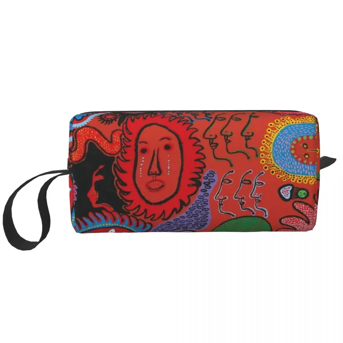 

Yayoi Kusama My Eternal Soul Large Makeup Bag Zipper Pouch Travel Cosmetic Bags Storage Bag for Unisex