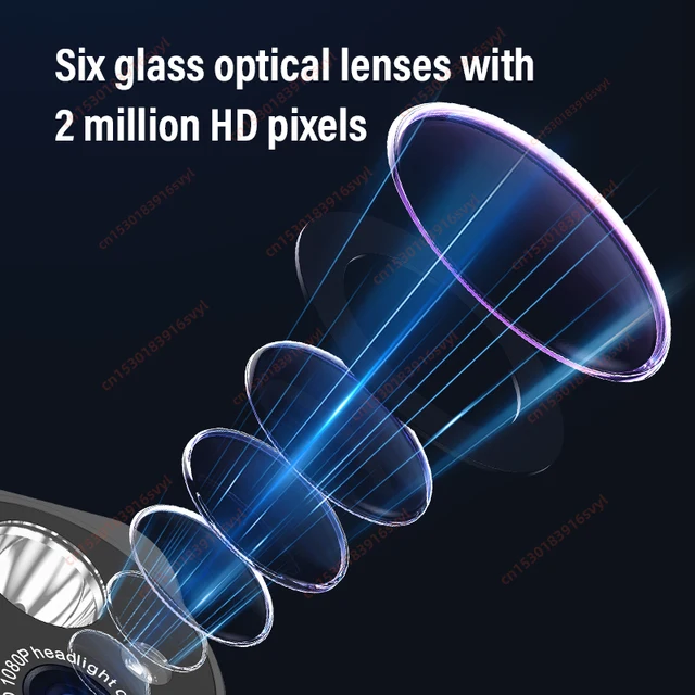 Action Camera Headlight First Perspective 2MP Sports Camera Smart Wave Hand Induction Video Recorder Built-in Battery Action Cam 3
