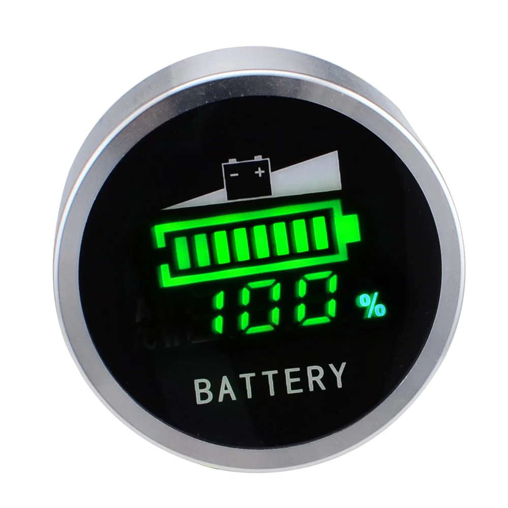 DC6-120V LED Digitaler Batteriekapazitätsanzeiger Voltmeter Lithium-Blei-Säure-Batterie-Monitor-Tester für Wohnmobile, Solaranlagen und Golfcarts – Detail 1