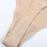 String en soie glacée pour femmes, sous-vêtements sans couture, couleurs acidulées, string taille basse, Lingerie féminine Tanga 6