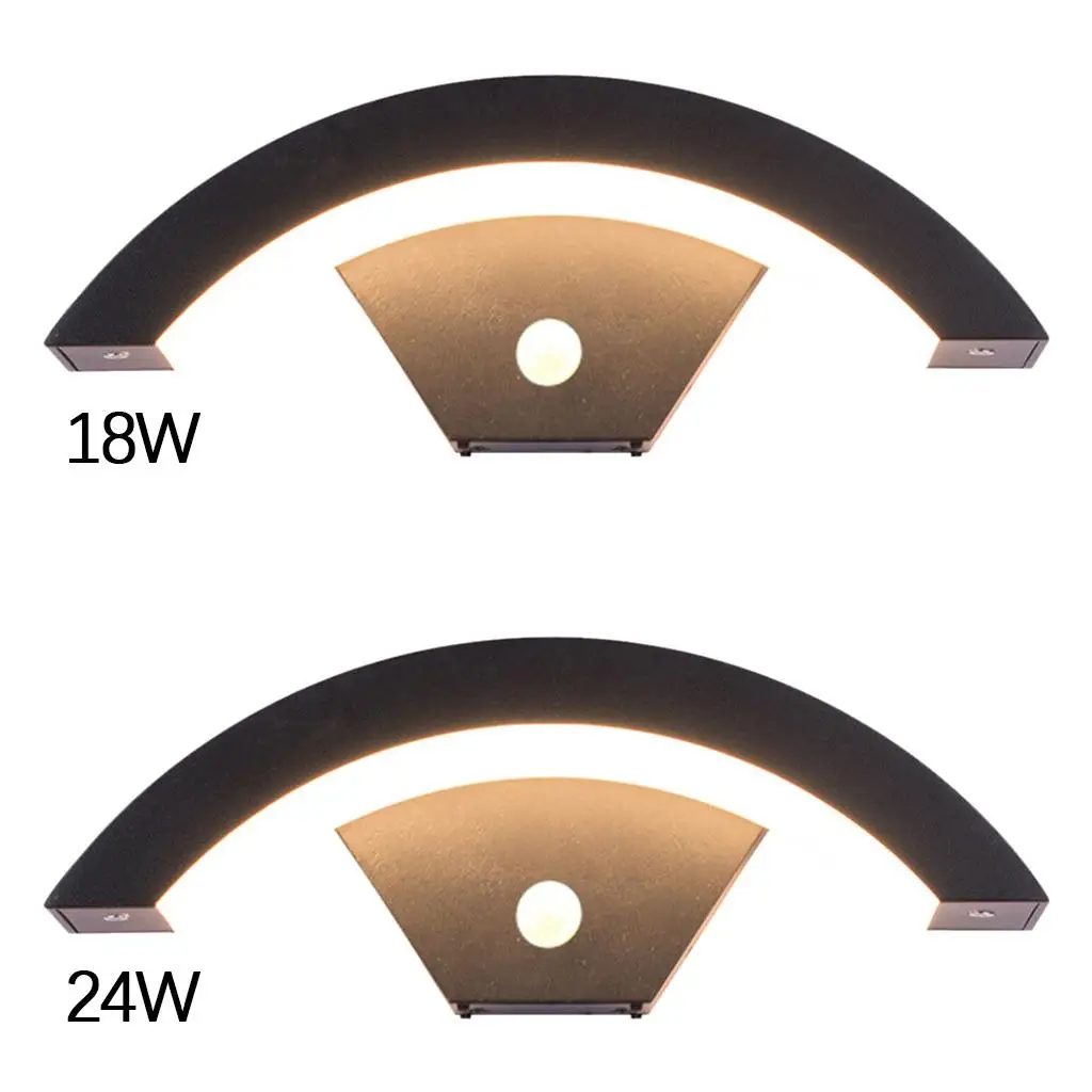 Modern LED Outdoor Waterproof Garden Yard Lamp Motion Sensor